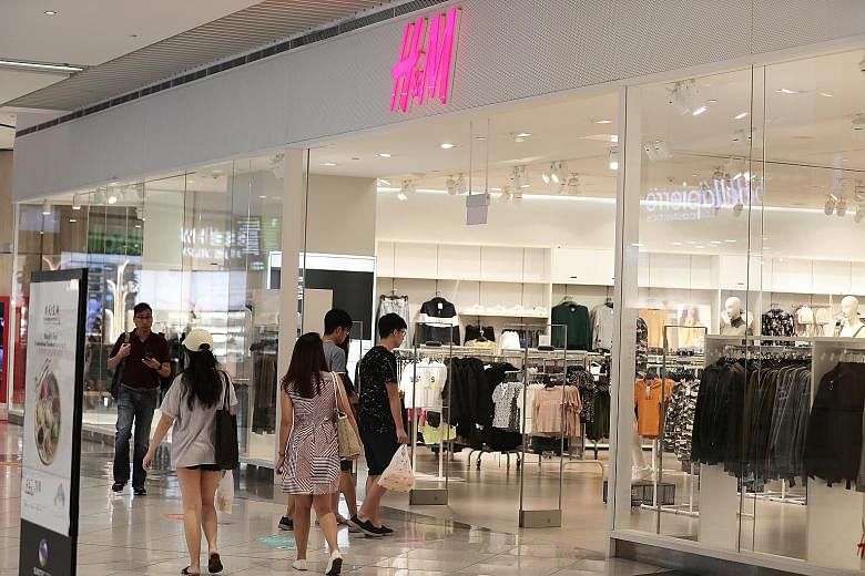 Apparel and footwear were among the consumer items that helped to cushion the overall retail-sales decline in August. They lifted takings by 4.9 per cent compared with August last year, while other bright spots like fast-food outlets saw revenue at 1