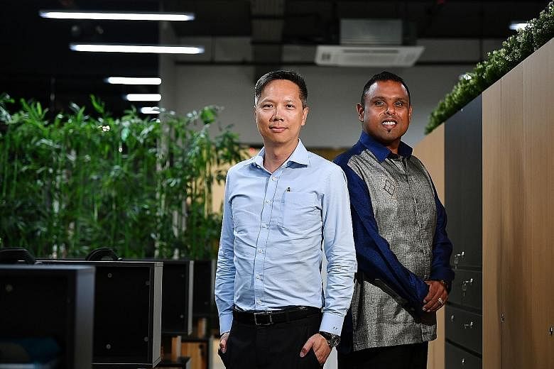 The idea for the Alliance of Guest Workers Outreach came out of discussions that the Reverend Ezekiel Tan (left) had last year with the Reverend Samuel Gift Stephen