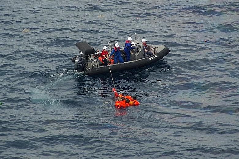 The Japanese coast guard said last Monday that it rescued about 60 North Korean crew members from a fishing boat that sank after it collided with the patrol boat that was chasing it out of Japanese waters. 