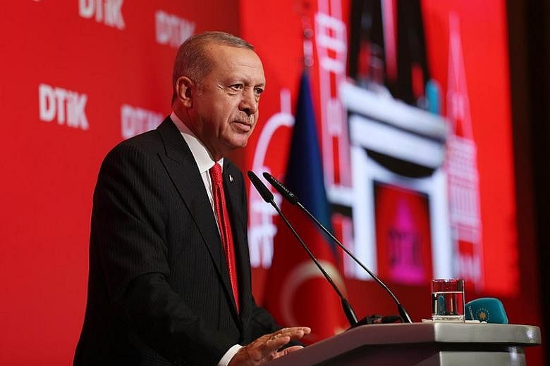 President Recep Tayyip Erdogan made the pledge amid Turkey's military operation against Kurdish militants in Syria.