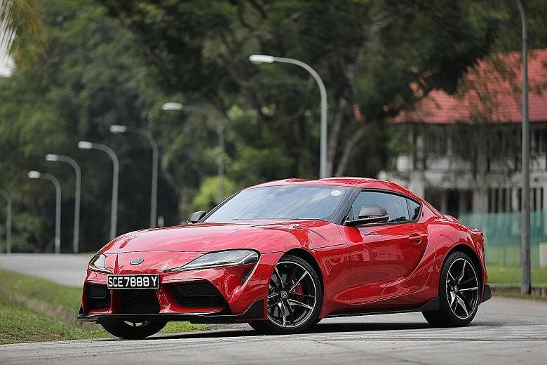 The Toyota Supra's interior has a good fit and finish. Whether you are hurtling down a track or zipping about in downtown traffic, the Toyota Supra comes across as crisp and taut.