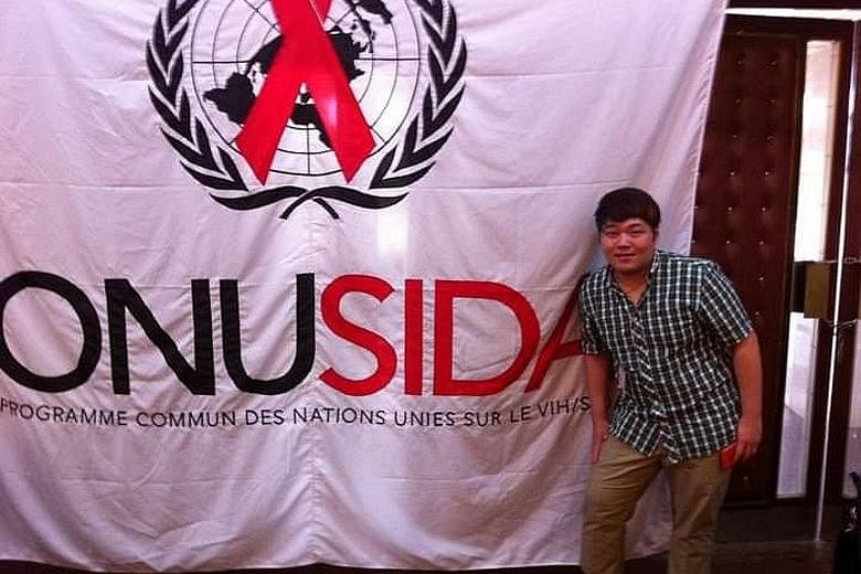 Mr Lee was an Asia-Pacific representative at the 2011 Global Youth Summit on HIV/Aids in Mali. Once taunted for being overweight, Mr Lee now champions empowerment and inclusiveness through his campaigns. Mr Shawn Lee, a fishmonger's son, overcame dep