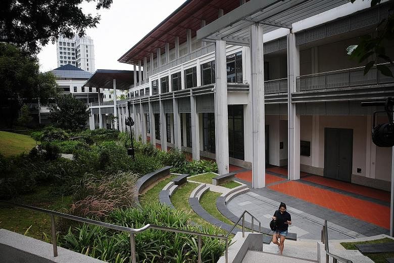 Education Minister Ong Ye Kung, in setting out in Parliament his ministry's position on the cancellation of a module on dissent at Yale-NUS College (above) by local poet Alfian Sa'at, laid out a framework on what educational institutions should or sh