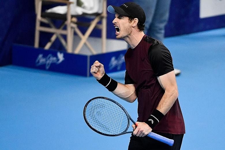 Andy Murray, who is awaiting the birth of his third child, had much to celebrate on the court as well when he beat Stan Wawrinka 3-6, 6-4, 6-4 in Antwerp on Sunday to win the European Open. The Scot has rose 116 spots to world No. 127 after his victo