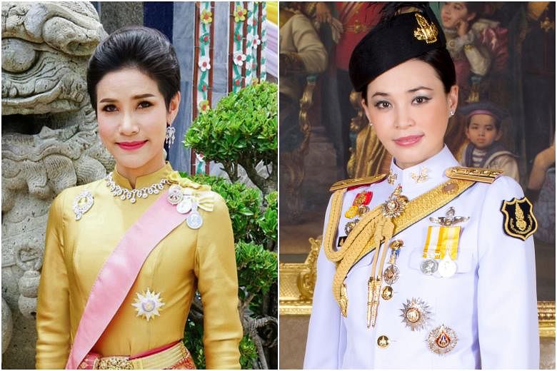 Thai consort stripped of title for sabotaging Queen's appointment: Who are  the 2 women? | The Straits Times