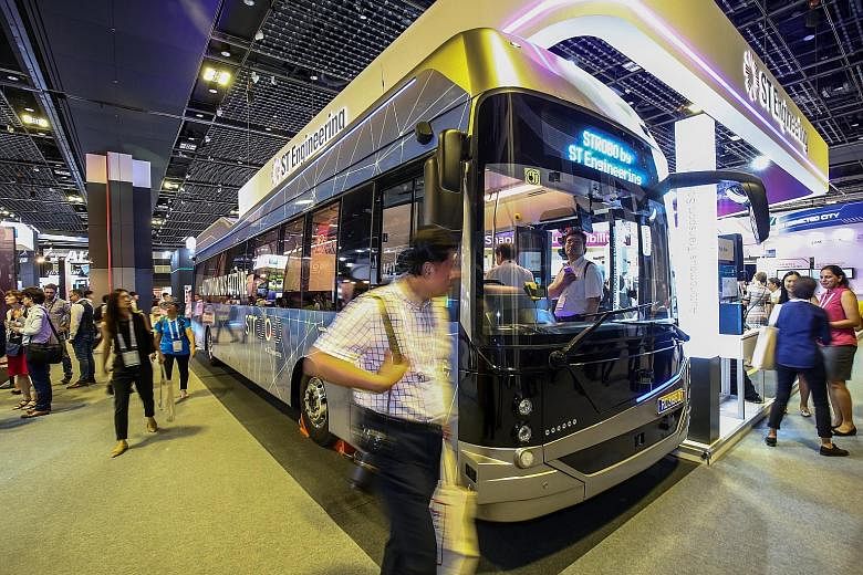 The Strobo Series 12 bus will go on public trial on Jurong Island around June next year. The bus can carry up to 80 passengers and will initially travel at a speed of about 20kmh during the trial.