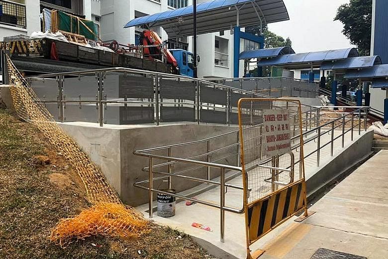 A barrier-free access ramp that took seven years to complete has sparked a dispute between Workers' Party chief Pritam Singh and People's Association grassroots adviser Chua Eng Leong.