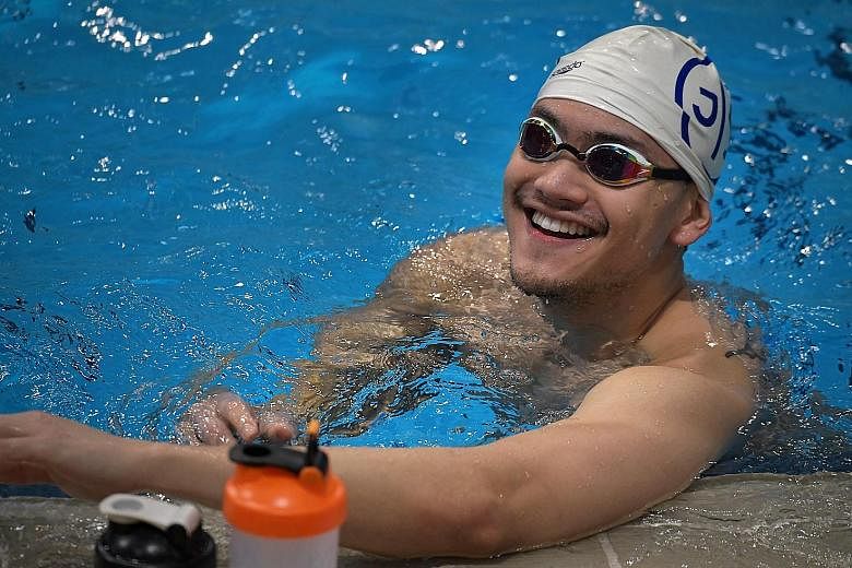 Olympic champion Joseph Schooling will lead Singapore's charge in the pool at the SEA Games in the Philippines. ST PHOTO: KUA CHEE SIONG