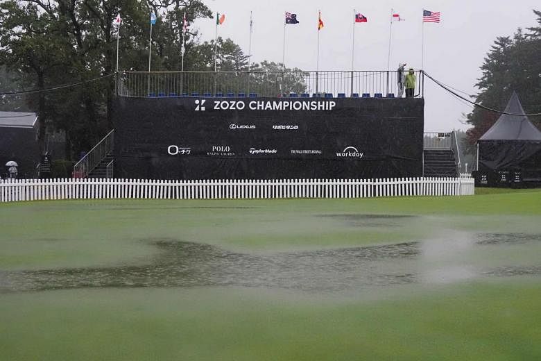 Golf Zozo Championship's second round washed out on Friday The