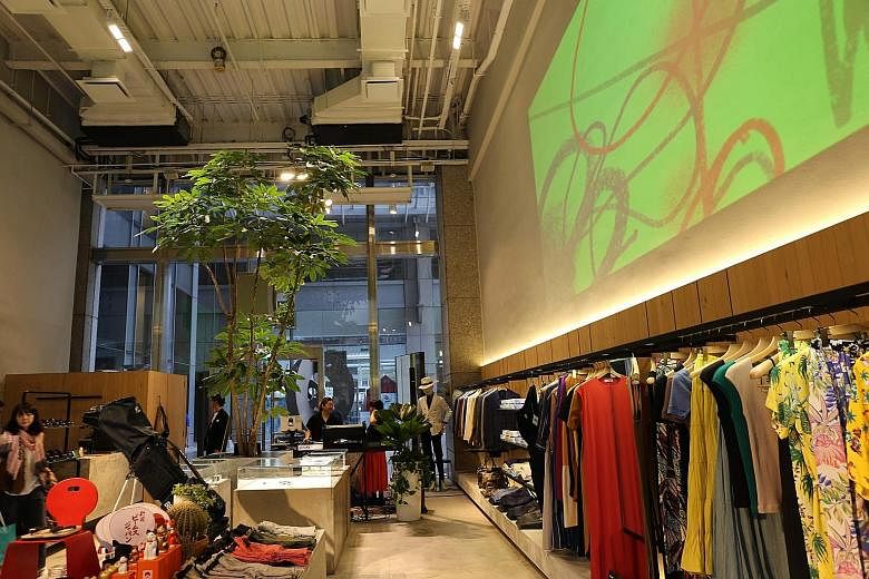 Beams will occupy the Colony Clothing store space at UE Square for a pop-up event until January.