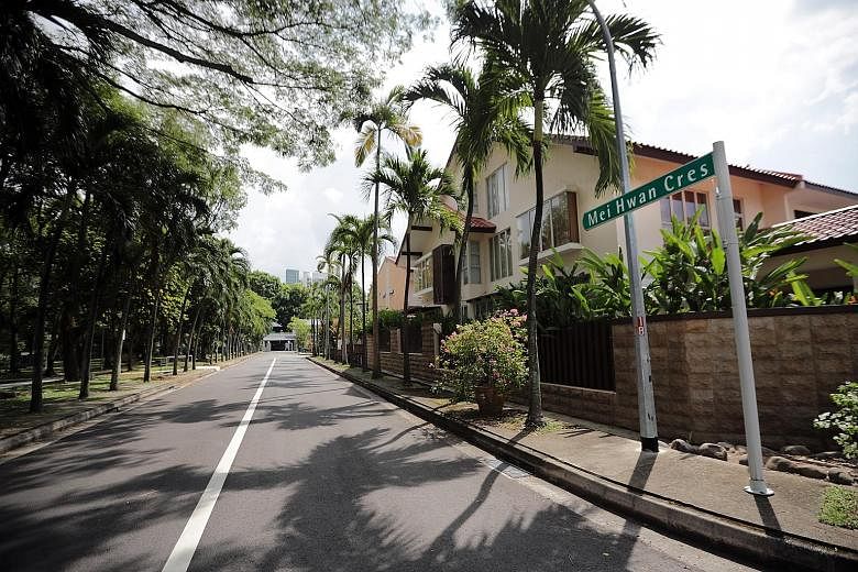 Pemimpin near Bishan (above) and Mei Hwan in Lorong Chuan (left) are among the 10 private estates that will get a facelift.