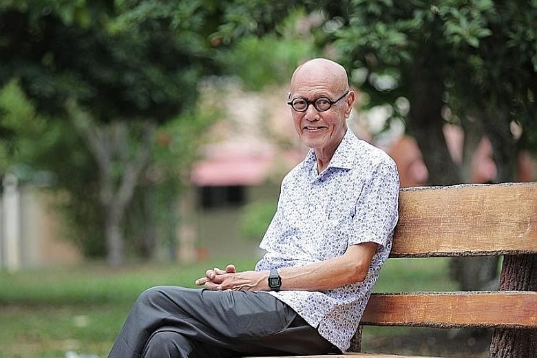Mr James Seah, 71, and his peers grew up in what the Finance Ministry report called a "fragmented school landscape". Few went on to achieve more than secondary education. Mr Seah says: "In my time, studying until Secondary 4 was already a very big de