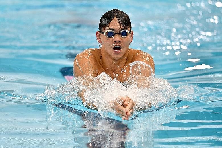 Joseph Schooling finished sixth in yesterday's 100m butterfly at the Australian Short Course Championships. He will be gunning to add to his tally of 23 golds from four SEA Games in the Philippines.