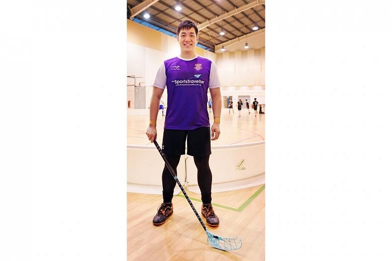 Mr Josiah Quak has been hooked on floorball since his university days and likes the character development and teamwork that the sport demands from team members. 