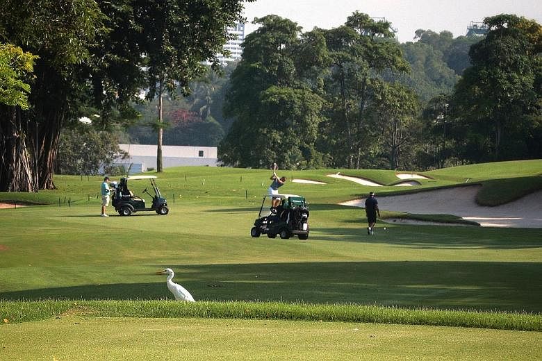 Sentosa Golf Club's Serapong course was named Singapore's best golf course at the World Golf Awards. ST PHOTO: JASON QUAH
