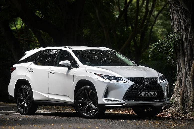 The Lexus RX350L boasts a host of new features, including an intelligent high beam and safety systems such as lane-keeping, rear cross traffic alert and blindspot monitor.