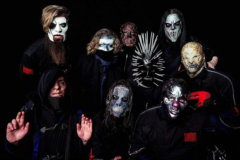 Formed in 1995, the award-winning Slipknot will perform on March 24 at the Singapore Rock Festival II next year.