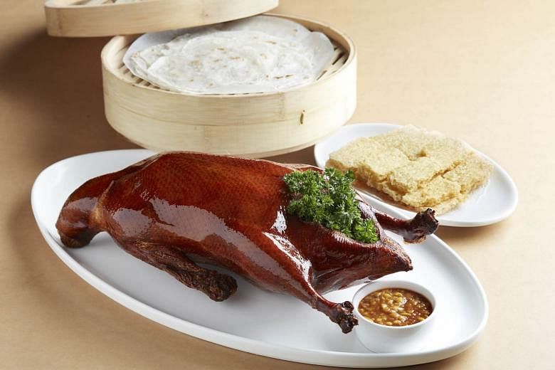 Signature Peking Duck ($68) 