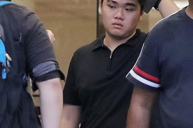 Hung Kee Boon, 20, is accused of causing the death of Madam Ong Bee Eng, 65, by performing a rash act.