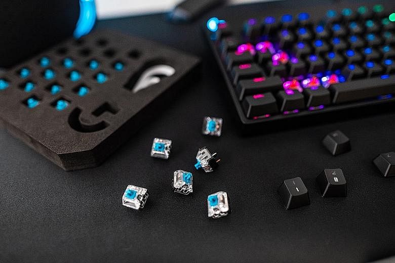 The Logitech G Pro X mechanical gaming keyboard offers different types of mechanical switches, with each offering a unique feel.