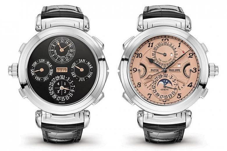 The Patek Philippe steel Grandmaster Chime has two dials, the other is on the back, and 20 special functions. It was sold last Saturday at an event called Only Watch.