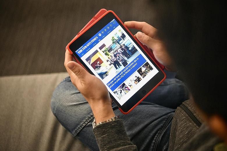 More than 1.2 million readers consume The Straits Times' content across its print, online and mobile and other platforms. : ARIFFIN JAMAR