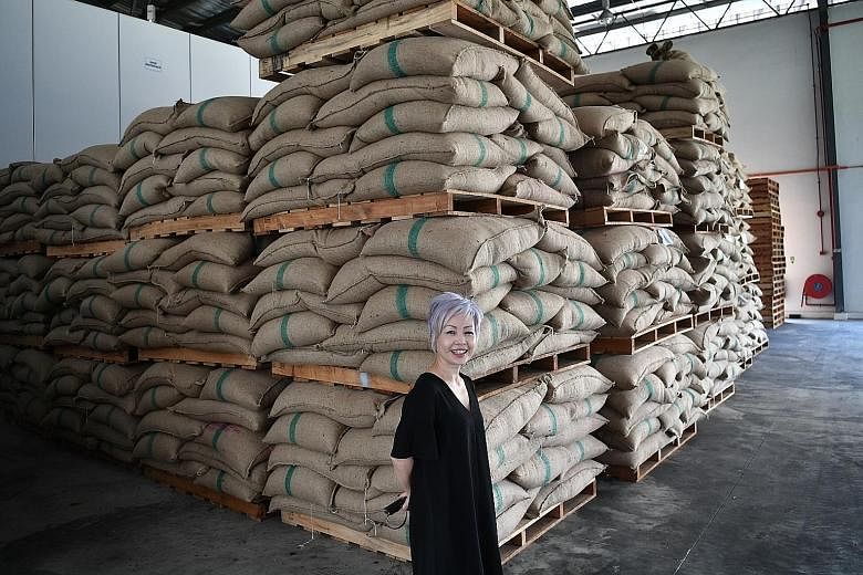 Gold Kili Food general manager Audrey Ho says the packaging of her firm's products states that they are produced in Malaysia, even though it is a Singapore brand. Gold Kili moved part of its production to Johor last year, spending about RM6 million (