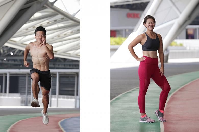 Left: Lim Yao Peng, 30. Right: Cheryl Tay, 33.