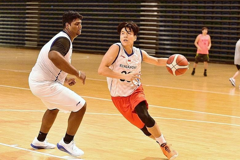 Actor and former Singapore Slingers player Chase Tan won bronze medals with the national basketball team in the 2013 and 2015 SEA Games. He hopes the team can make the final in the Nov 30-Dec 11 Games in the Philippines.