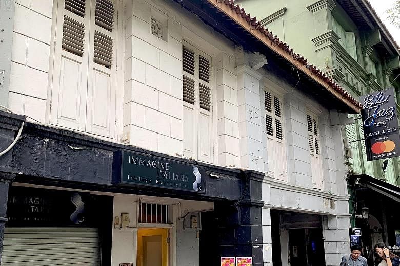 The two two-storey units at 13 and 14 Bali Lane now on sale are zoned commercial and near Bugis MRT interchange.