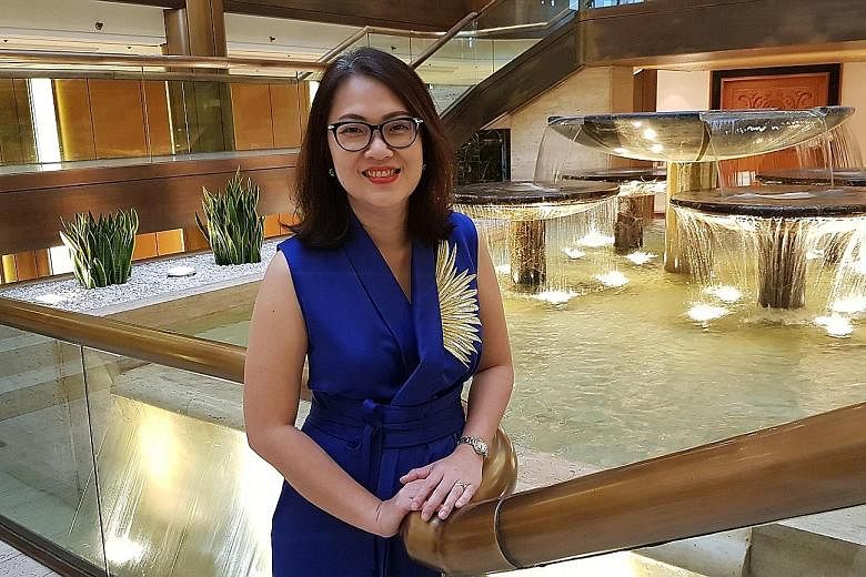 Ms Natalie Yong, managing director of LCH Quantity Surveying, at Millennium Hilton Seoul Hotel, which is a major client of her company’s Seoul office.