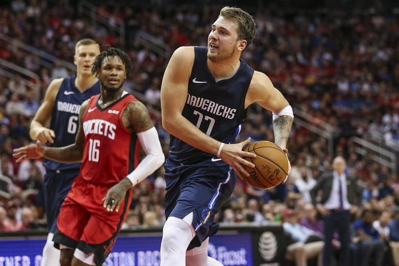 NBA: Luka Doncic Dominates As Mavs Outgun Harden And The Rockets | The ...