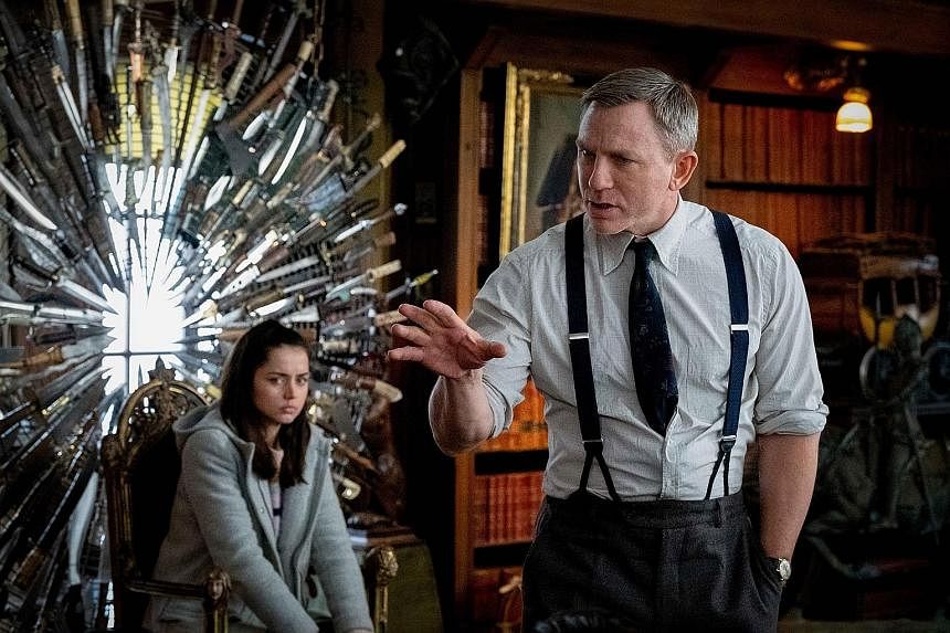 Ana De Armas and Daniel Craig (both above) in Knives Out. Michelle Yeoh (above left) and Emilia Clarke in Last Christmas. Yeo Yann Yann and Koh Jia Ler star in Wet Season.
