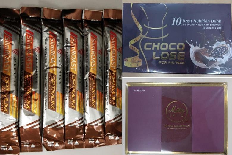 HSA warns against consuming 3 slimming drink products with potent