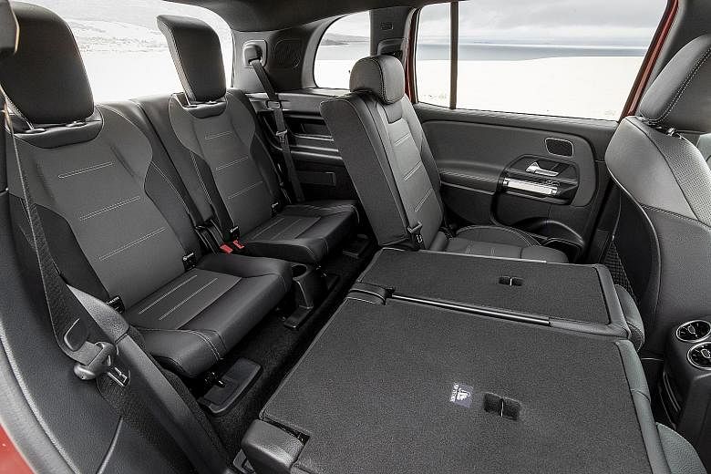 The Mercedes-AMG GLB has generous storage spaces between the front seats and in the door bins, with USB-C ports found throughout the cabin as well as a wireless charging tray. 