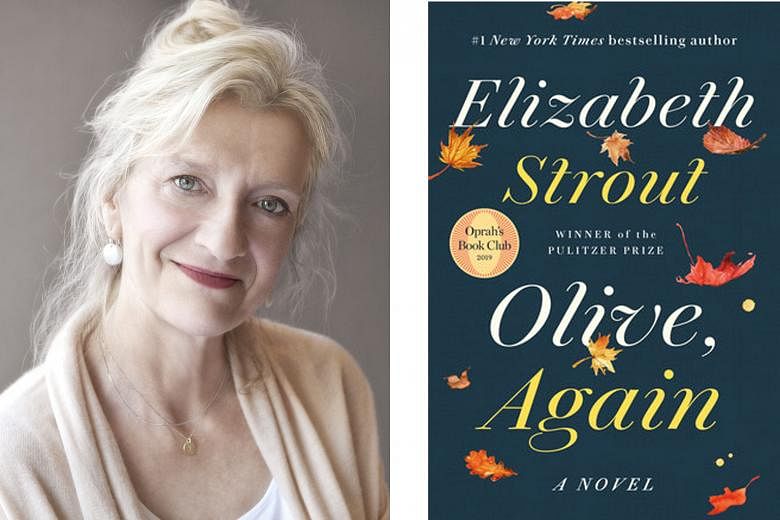 Elizabeth Strout (left) returns with Olive, Again (above), a sequel to Olive Kitteridge that shines with compelling themes and captivating storytelling.