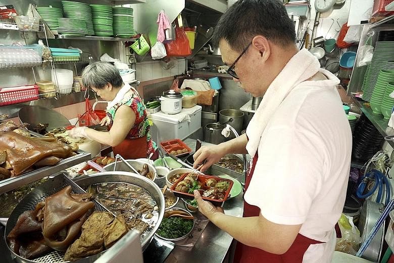 Hawker Melvin Chew and his mother, Madam Lim Bee Hong, are featured in A Day In The Kitchen, one of three online video series from The Straits Times that made it to a list celebrating quality local public service broadcast programmes produced and sho