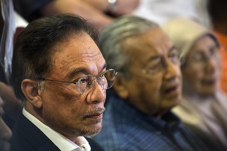 The allegations involving PKR president Anwar Ibrahim (left) were made by his former assistant, Mr Muhammed Yusoff Rawther.