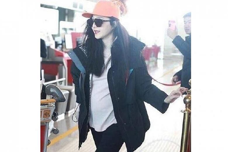 CHUBBY OR PREGGY?: It is often hard to tell - is she pregnant or just plump? 	This week, many netizens are asking the question of Chinese actress Fan Bingbing, after the 38-year-old was spotted at the airport with a little extra around the waist. 	Fa