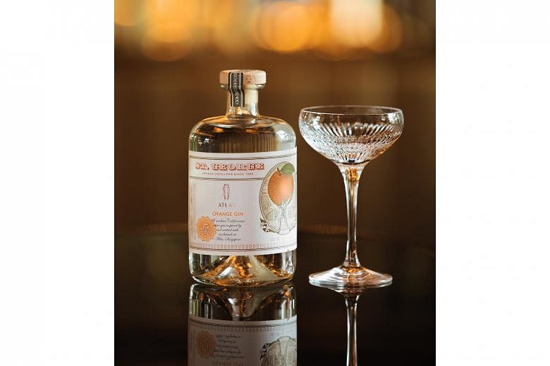 Bacardi’s range of premium rums, St George Atlas orange gin (above) and Hendrick’s first variation gin in almost 20 years, called Orbium.