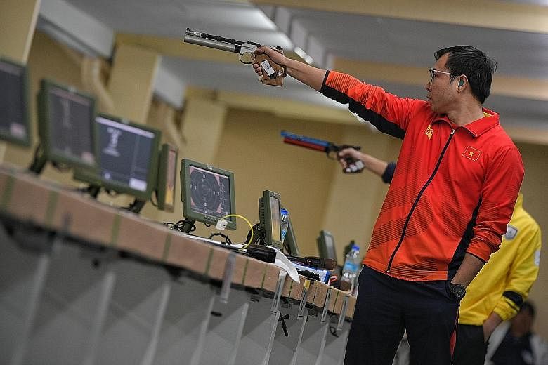 These SEA Games are Hoang Xuan Vinh's 10th and, at 45, they could be his last. 