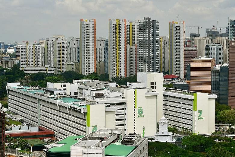 The new road network at the Singapore General Hospital campus is to facilitate smoother traffic flow, with the opening of Outram Community Hospital last Saturday and the construction of buildings such as the new National Cancer Centre Singapore. ST F