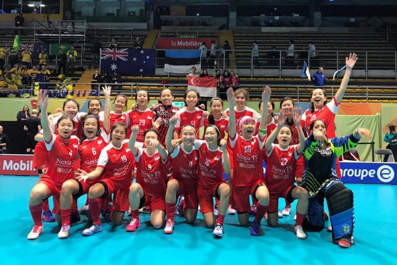 Floorball: Singapore 4-3 win over at World Championships | Straits Times