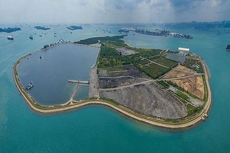 The 350ha Semakau Landfill, which was created from the sea space between two offshore islands about 8km south of mainland Singapore, is now home to green spaces and about 80 species of birds, including the white bellied sea eagle and the great-billed hero