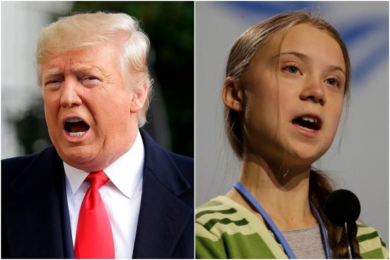 US President Trump says climate activist Greta Thunberg should 'chill ...