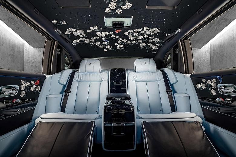 Rolls-Royce Phantom in full bloom.