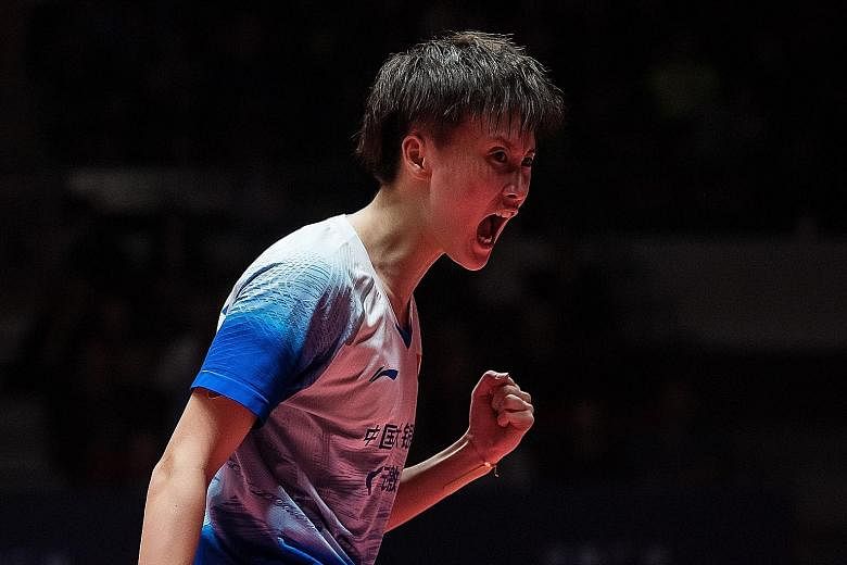 Chen Yufei overcame Tai Tzu-ying of Chinese Taipei for her seventh title this season, overtaking her opponent and becoming China's first female shuttler ranked No. 1 since Li Xuerui in June 2015.