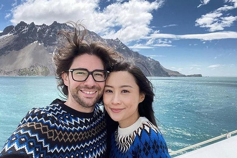 SOUTH POLE, AHOY: Fala Chen's husband had a cool idea for their honeymoon. On Christmas Day, the former TVB actress braved the cold to hike in the Antarctica. In one photo posted online, she captioned: "To the end of the world." Other photos featured