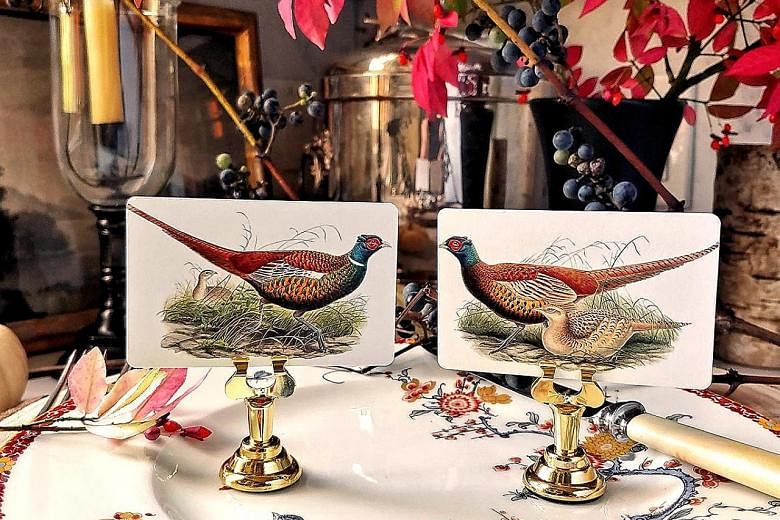 Spruce up your table with place cards and place mats.