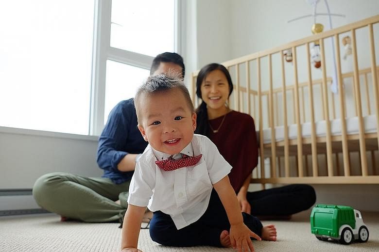 Singaporean couple Stanley Lai and Cheryln Lai, who are Canadian permanent residents, said it felt natural for their son Jonah to be Singaporean as well as Canadian.